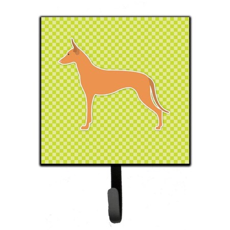 Carolines Treasures Pharaoh Hound Checkerboard Green Leash or Key Holder BB3788SH4